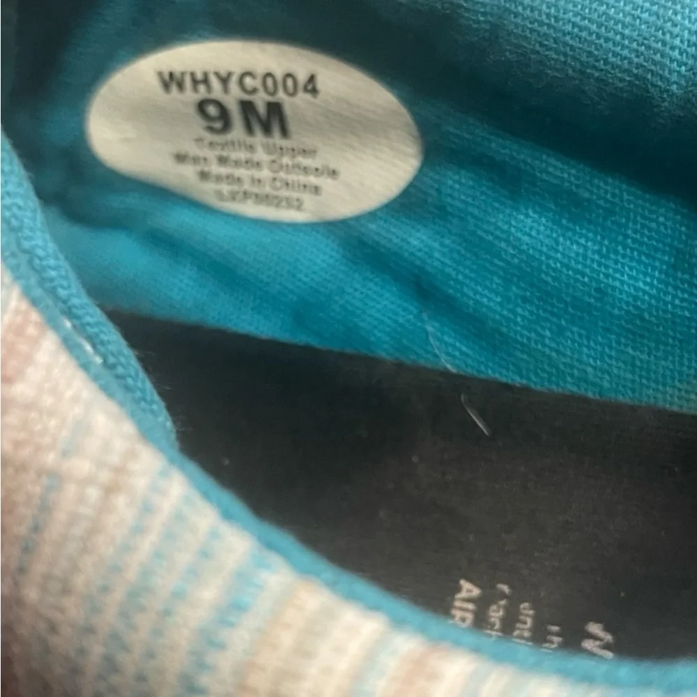 Twisted X Hooey Loper‎ turquoise and tan women’s slip on loafers size 9